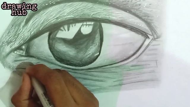 Drawing hub || Realistic Drawing of Eye? смотреть онлайн