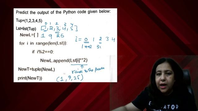 Practice Questions for Class 12 Computer Science CBSE Board. Day 3 : Python Revision Tour, Output смотреть онлайн