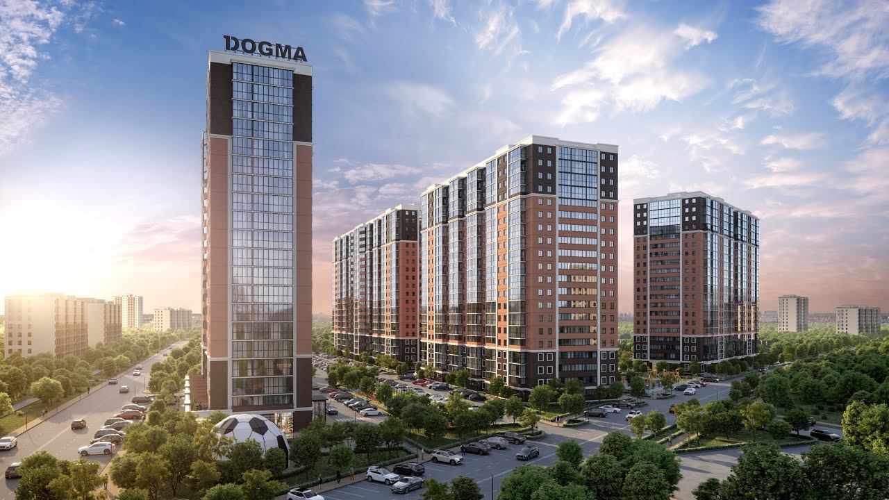 3D video presentation of the apartment complex. 3D видео ролик о жилом комплексе. смотреть онлайн