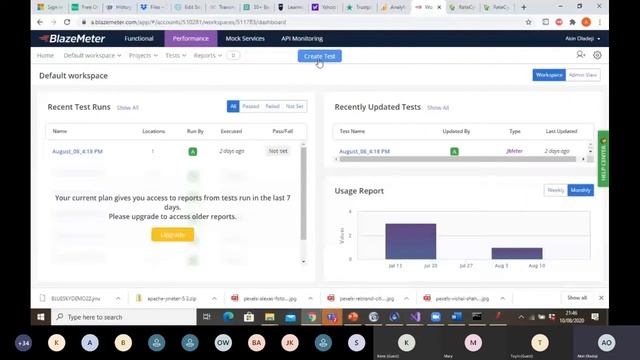 Performance Testing Using JMeter/BlazeMeter-Class 2B смотреть онлайн
