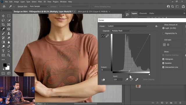 The Most Realistic Way to Place Design on T-Shirt! - Photoshop Tutorial смотреть онлайн