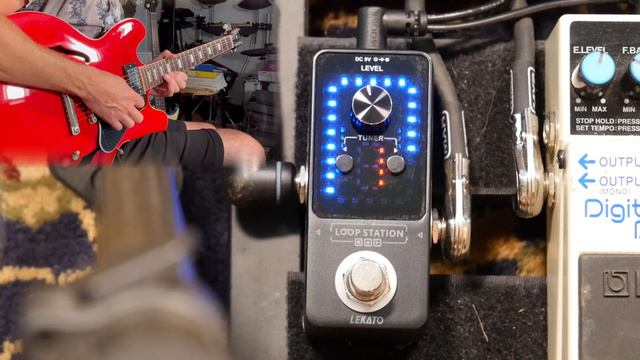 Guitar Looper Pedal By Lekato Demo - LOOPER PRO WITH TUNER
