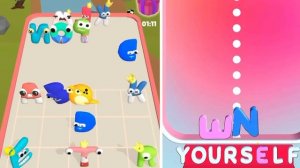 Merge Alphabet Monstar Battle + Merge Word Letter Puzzle ⭐ ABCDEFGHIJKLMNOPQRSTUVWXYZ