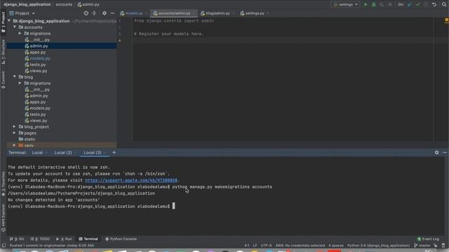 Create super user and log in to admin page смотреть онлайн