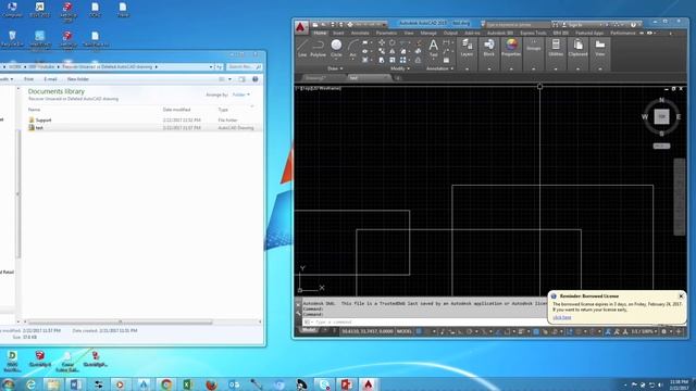 Recover Deleted or FATAL ERROR Unsaved Autocad Drawing смотреть онлайн