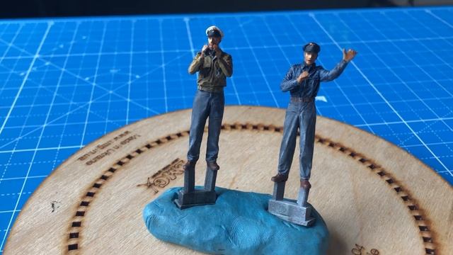 Border Models 1/35 scale U-Boot Type VIIC. Part 1: painting the Captain and First Officer смотреть онлайн