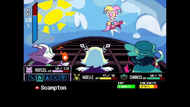 Deltarune: Chapter Rewritten - Scampton The Great Battle {All Endings}