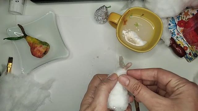 Как сделать грушу из ваты смотреть онлайн