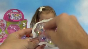 Лапусики сюрприз и наборы Сквинкис с игрушками в шариках распаковка Squinkies to
