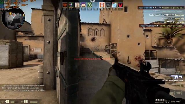 GTX 1080 + i3 8350K - COMP SETTINGS - CSGO FPS Benchmark смотреть онлайн