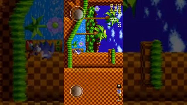 Соник Ёжик 1 Прохождение #1 Зона Зелёные холмы акт 3