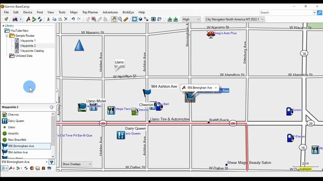 Garmin BaseCamp™ Creating Waypoints смотреть онлайн