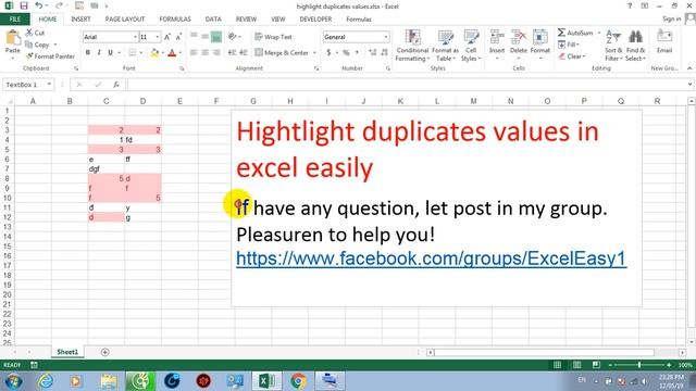 ExcelEasy1.blogspot.com: Hightlight duplicates values in excel easily смотреть онлайн