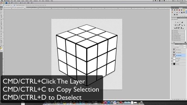 Photoshop - Create a Rubik's Cube Photo Frame смотреть онлайн