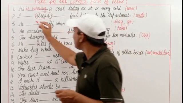 FUTURE PERFECT CONTINUOUS TENSE & EXERCISE BASED ON ALL TENSES BY SURENDER SHARMA SIR смотреть онлайн