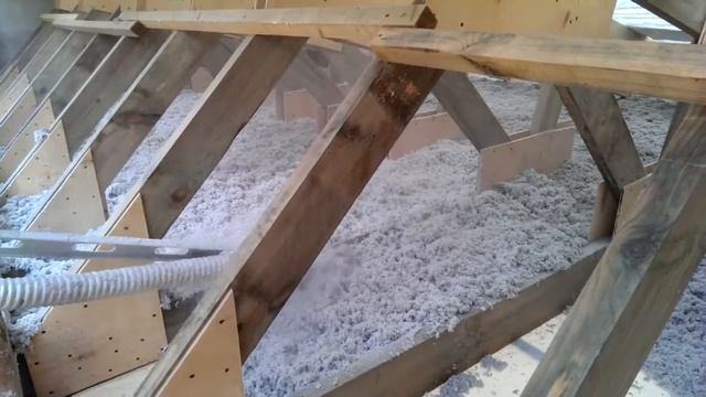 Свободная задувка эковаты. смотреть онлайн