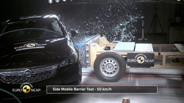 Opel Astra Crash Test Euro NCAP смотреть онлайн