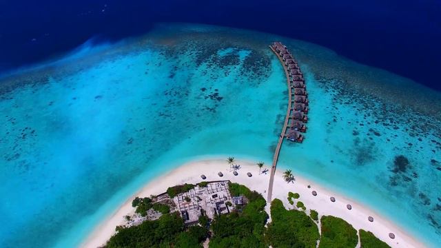Aerial 4K Maldives - Furaveri Island Resort & SPA