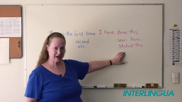 INTERLINGUA - "This is the first time..." + present perfect смотреть онлайн