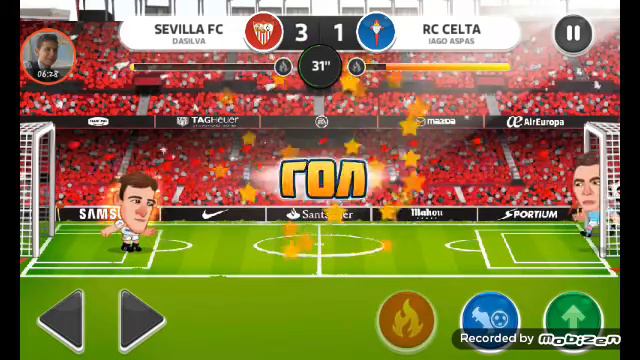 HEAD SOCCER LA LIGA 2017. Карьера за SEVILLA . Easy победа над Барселонай 4:1 смотреть онлайн