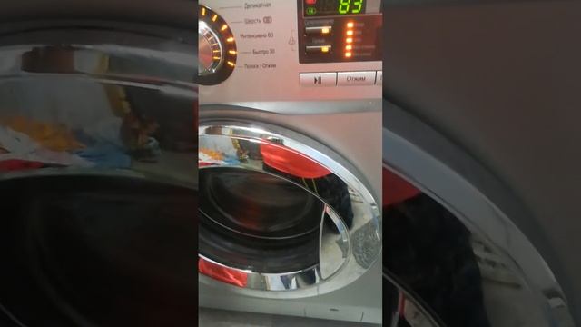Разгон стиральной машины LG F1296WD4 0-1200 об/мин. смотреть онлайн