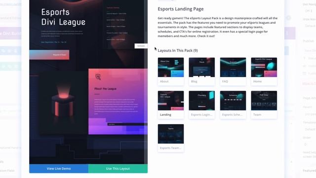 Get a FREE eSports Layout Pack for Divi смотреть онлайн