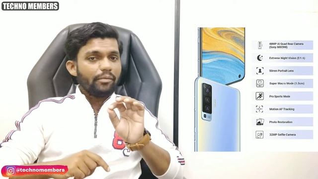 Vivo X50 | Quad Camera 48 MP | 32PM Front Camera | Full Specifications | Techno Members