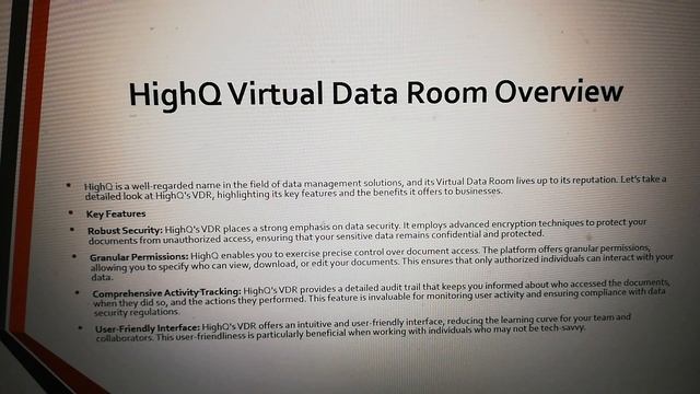 Understanding Virtual Data Rooms (VDRs) смотреть онлайн
