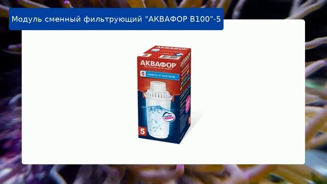 Модуль сменный фильтрующий "АКВАФОР В100"-5 смотреть онлайн