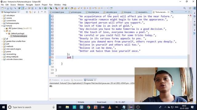 Fortune Cookie/Joke generator in Java|Random Generator смотреть онлайн