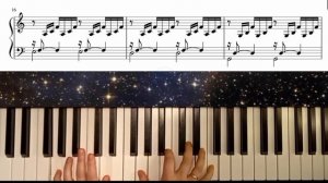 Прелюдия Баха До Мажор | Простые Ноты