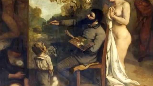 Курбе, "Мастерская художника: реальная аллегория, характеризующая семилетний период моей творческой смотреть онлайн