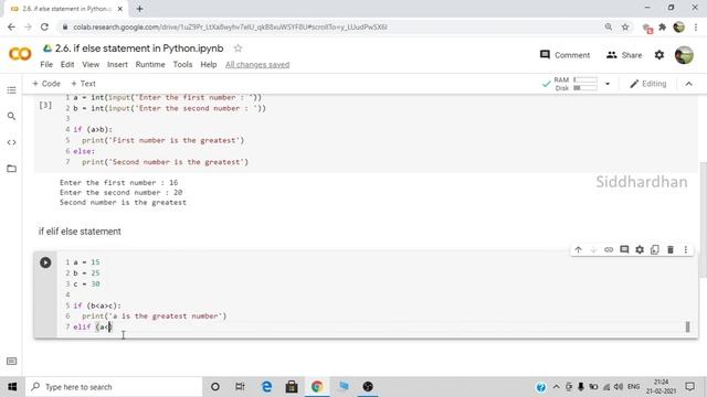 2.6. if else statement in Python | if else | if elif else | nested if statement | Python Tutorial смотреть онлайн