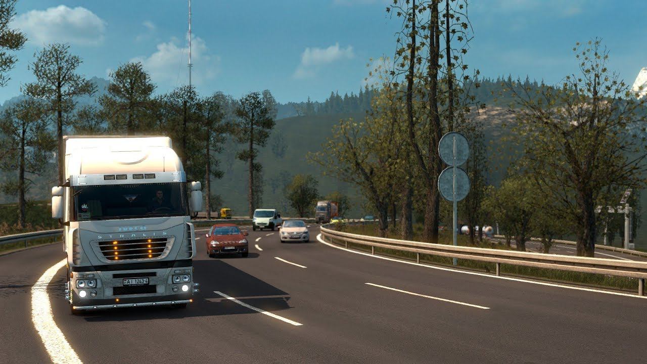 American Truck Simulator новая тачуа СТРИМ 06 смотреть онлайн