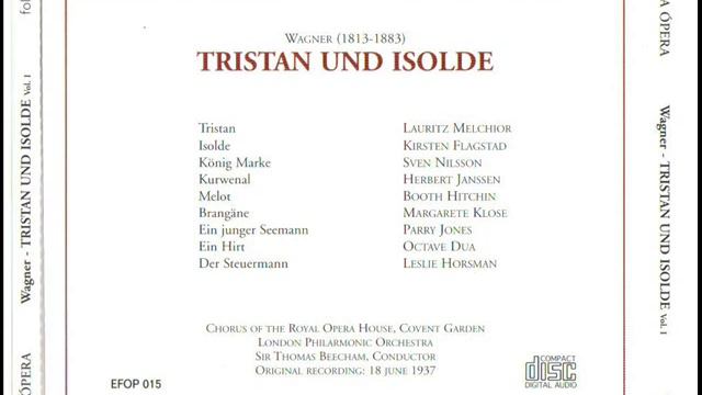 Tristan und Isolde (Melchior und Flagstad) act 3 part 1 смотреть онлайн