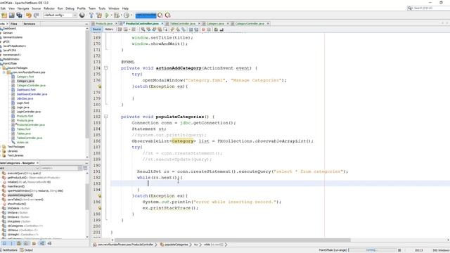 JavaFX and MySQL Point of Sale System (POS) Part 9 Populate the Combobox with database data смотреть онлайн