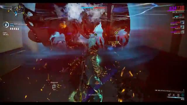 Warframe Chroma Effigy build in Orokin Derelict Survival смотреть онлайн