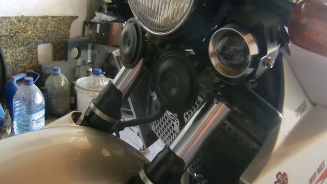 Дополнительный свет для мотоцикла. Убираем режим стробоскопа. часть №4 смотреть онлайн