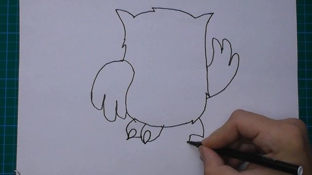 How to draw an owl for kids / Как нарисовать сову детям / Bolalar uchun boyo'g'li qanday chiziladi смотреть онлайн