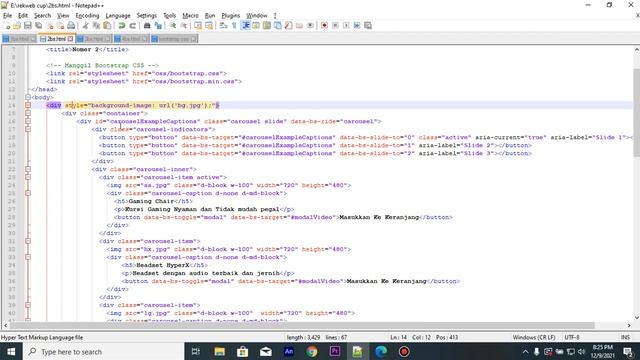Praktikum Rekayasa Web Modul 6 Bootstrap смотреть онлайн
