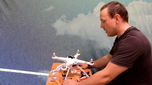 Краш тэст квадрокоптера Walkera QR X350 PRO смотреть онлайн