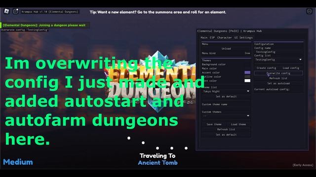 Elemental Dungeons Script [How to set up configs and auto execute] смотреть онлайн