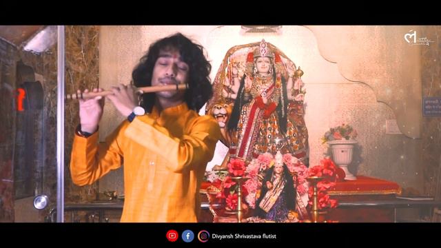 Main Balak Tu Mata | Flute Cover By Divyansh Shrivastava | Instrumental | मैं बालक तु माता | смотреть онлайн