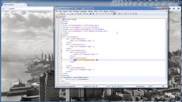 Fullpage.js Tutorial - Part 2: Create a Horizontal Slide смотреть онлайн
