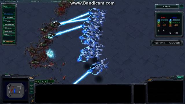 Starcraft 2 - 16 Void Rays vs 24 Queens смотреть онлайн