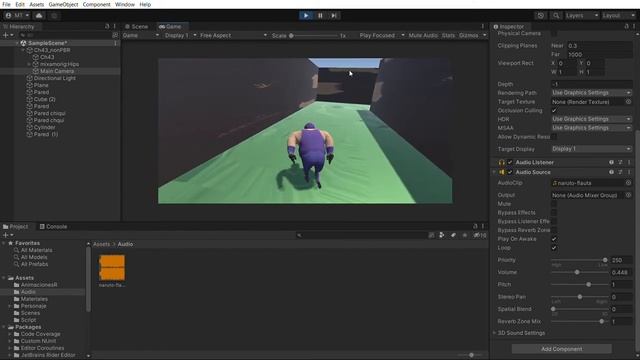 TAREA ESCENARIO 3D UNITY CON AUDIO INMERSIVO смотреть онлайн