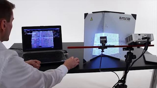 DAVID SLS-3 HD 3D Scanner Tutorial 3 - Calibration смотреть онлайн
