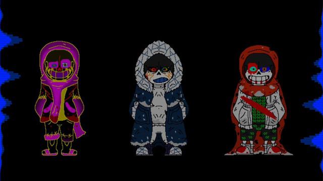 【Undertale】Dust!Glitch Time Trio - Red Deletion смотреть онлайн