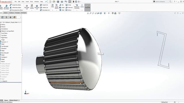SolidWorks Tutorial: Alternative Way to Wrap Sketch unto a Face - Part 3 (Scribe) смотреть онлайн