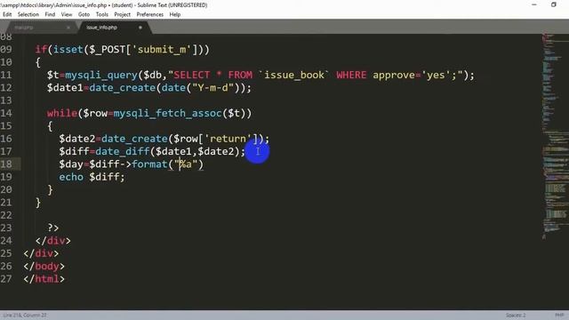 Send email notification from website using localhost xampp 2 days before the return date | LMS 55(b смотреть онлайн